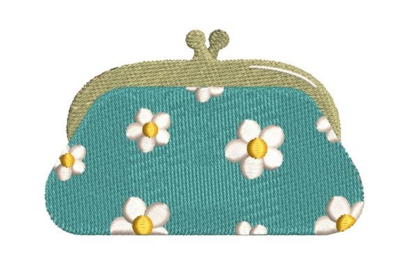 Charming Daisy Floral Coin Purse Design
