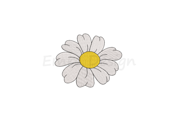 Charming MINI Daisy Embroidery Design