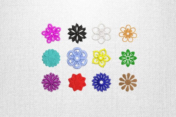 Flower Elements: A Charming Addition to Your Embroidery