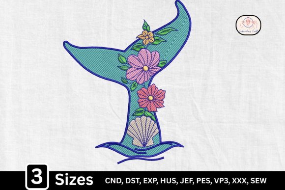 Ocean Life Floral Whale Tail: A Designer's Review