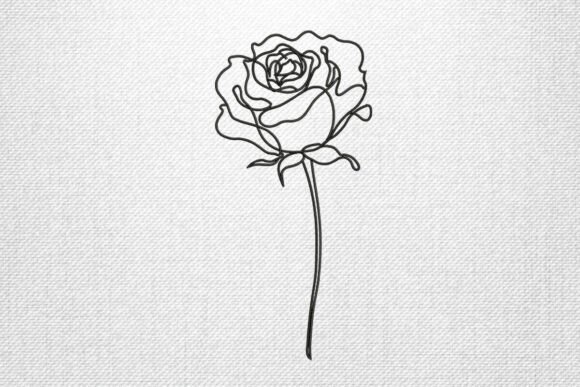 Single Line Rose: A Charming Addition to Your Collection