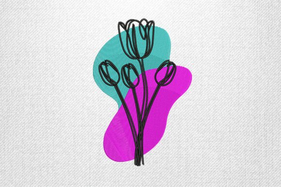 Tulip Flower Outline: A Whimsical Touch for Seasons